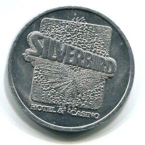Silverbird Hotel & Casino Las Vegas, NV Aluminum Free Play Slot Token (b289-11)